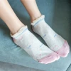 New spring and autumn trendy socks, women's ethnic style lace women's boat socks, Japanese-style fresh and light floral shallow cut short socks, school style details Picture